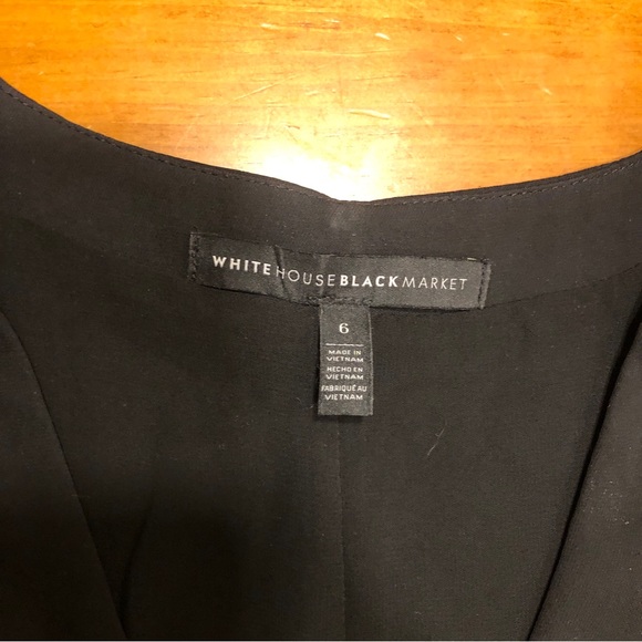 White House Black Market - Black Tank Blouse - 6 - Picture 3 of 3
